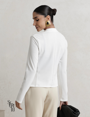 Blazer Estruturado Feminino Carla Branco