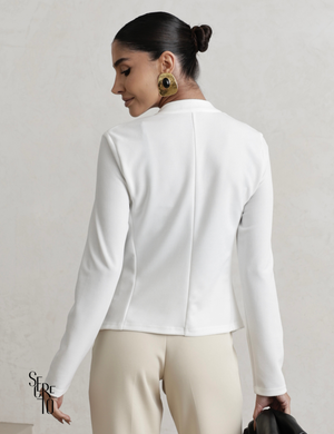 Blazer Estruturado Feminino Carla Branco