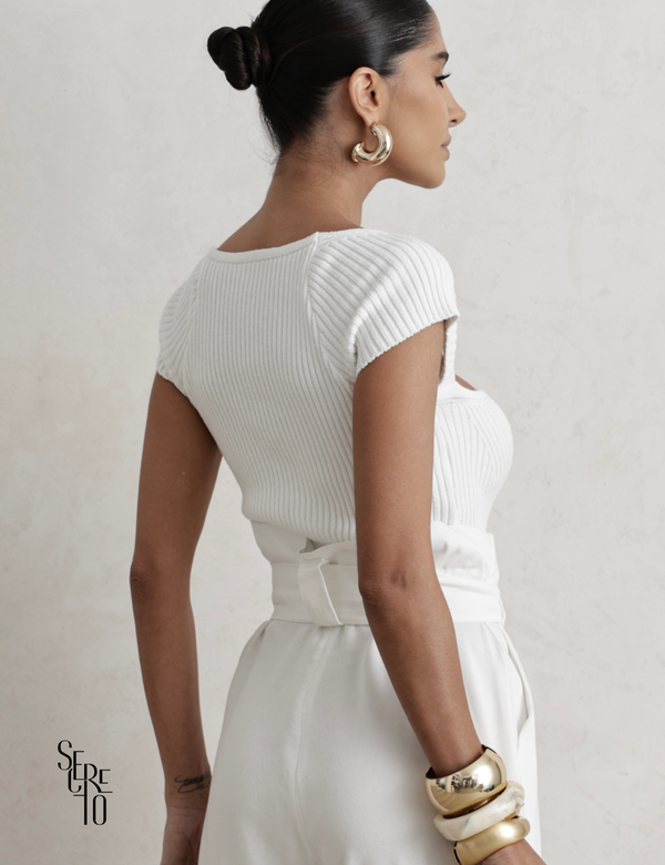 Top Cropped Leyda Branco