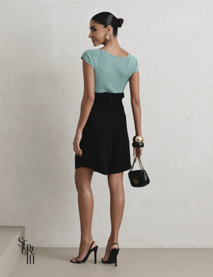 Top Cropped Leyda Verde Menta