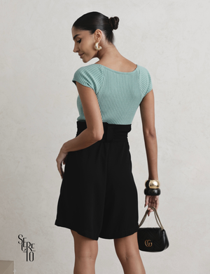 Bermuda Alfaiataria Jane Preto