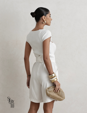 Bermuda Alfaiataria Jane Branco