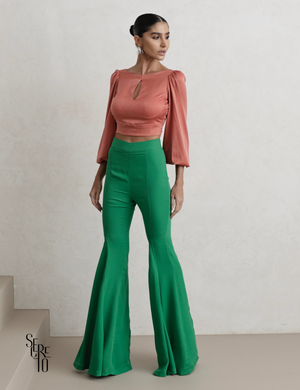 Cropped Costas Abertas Jeni Rosê