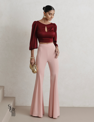 Calça Flare Licia Rosê