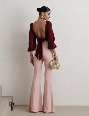 Calça Flare Licia Rosê