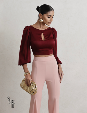 Calça Flare Licia Rosê