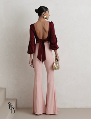 Calça Flare Licia Rosê