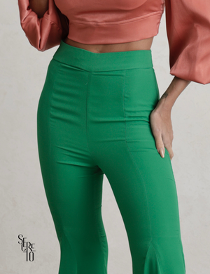 Calça Flare Licia Verde