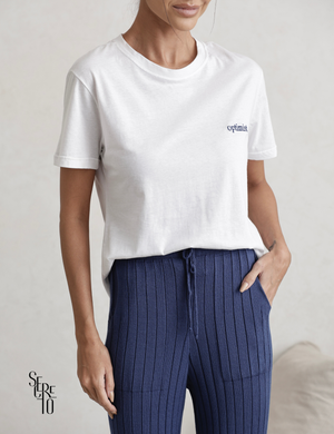 Conjunto Pijama Blusa e Calça Patty Azul Marinho