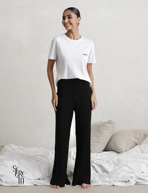 Conjunto Pijama Blusa e Calça Patty Preto