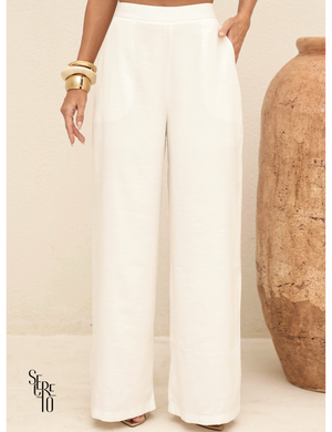 Trijunto de Linho Tamires Branco