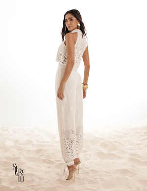 Conjunto Laise Recortes Vazados Juju Branco