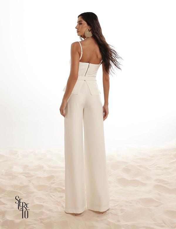 Conjunto Alfaiataria Marant Betina Off White