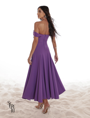 Vestido Midi Ombro a Ombro Luana Violeta