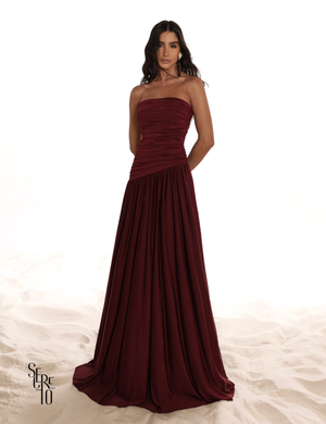 Vestido Longo Capa Versátil Paula Vinho