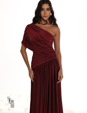 Vestido Longo Capa Versátil Paula Vinho