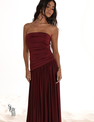 Vestido Longo Capa Versátil Paula Vinho