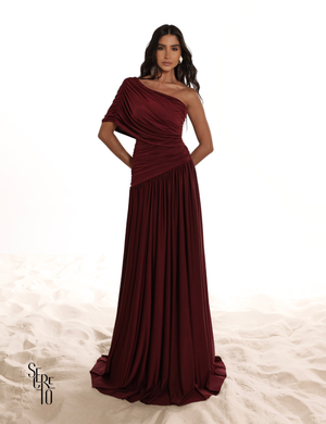 Vestido Longo Capa Versátil Paula Vinho