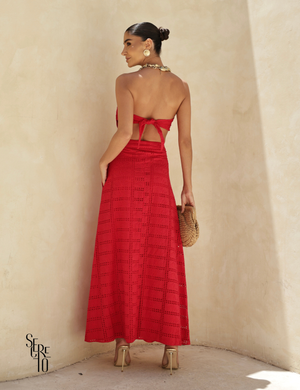 Saia Laise Jully Vermelho