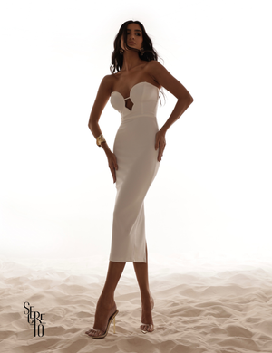 Vestido Midi TQC Veneza Branco
