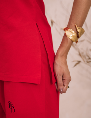 Regata Com Pala Bianca Vermelho