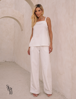 Regata Com Pala Bianca Branco